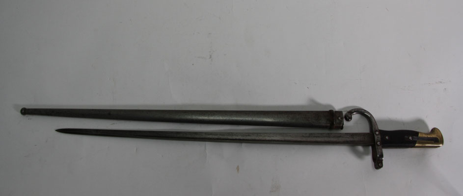 Baïonnette kropatschek de marine 1878 poiçons encre de marine 