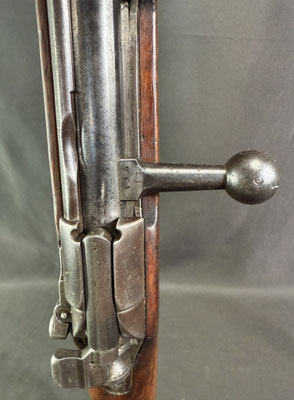 fusil gewehr 1888 komission vue haut de culasse.