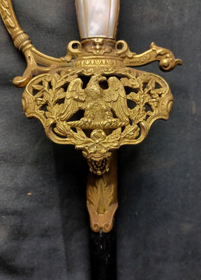 épée  d'officier supérieur second empire avec fourreau 