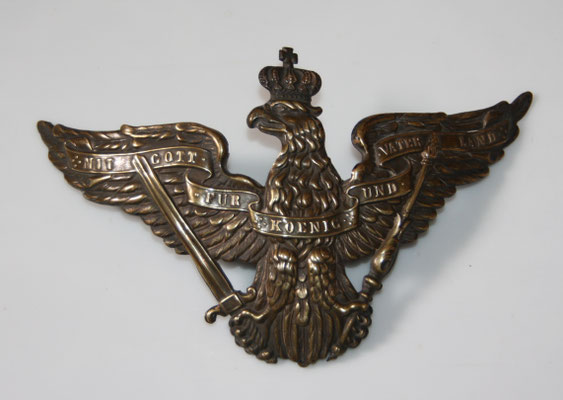 plaque de casque à pointe regiment de la garde modèle 60