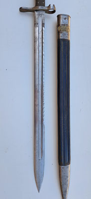 baïonnette suisse modèle 1878 dents de scie troupe genie 