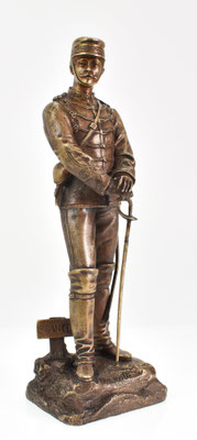 sculpture Bronze "on veille" par Charles anfrie