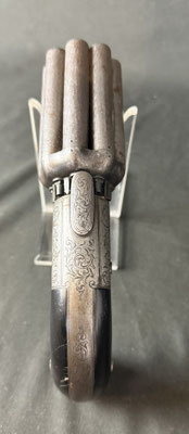 revolver poivrière 8 canons vue des canons 