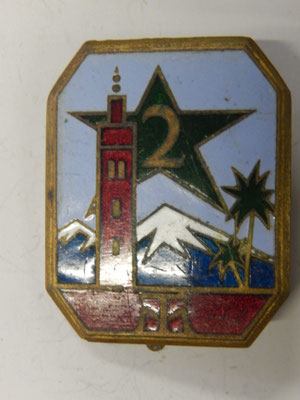 insigne 2°  RTM  . DP25R.ber      Prix  20 euros