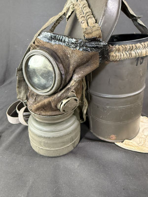 masque à gaz allemand ww2 modèle transition