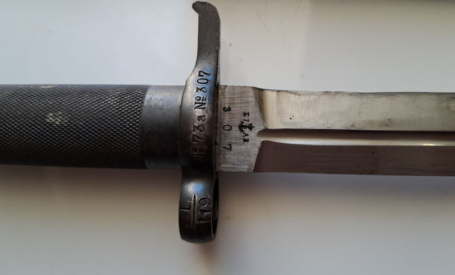 baïonnette suédoise modèle 1896 par  Carl Gustafs Stads Gevärsfaktori (CG) 