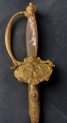 épée d’officier des poudres et salpêtres
