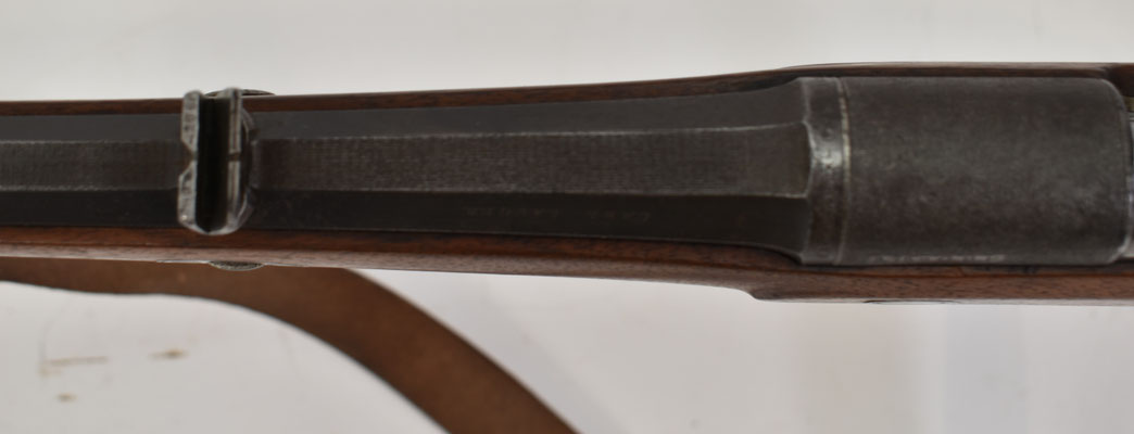 carabine Sporter modèle 1888 kommission,detail canon .