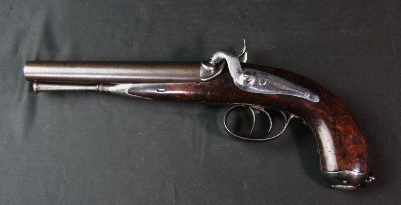 pistolet de venerie à percussion 