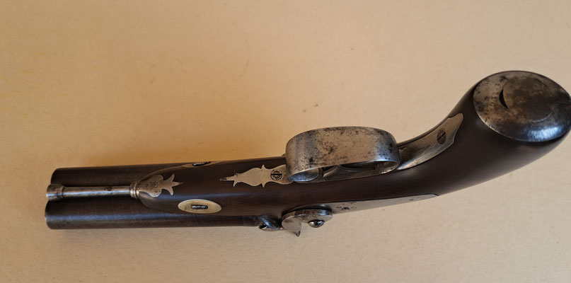 pistolet double canon H.Jaquet à Geneve
