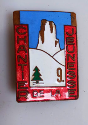 insigne chantier de la jeunesse  n° 9 dos grenelé augis  28 st barthelemy , prix: 150 euros 