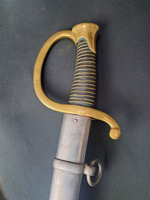 Sabre modèle 1829 de canonnier monté