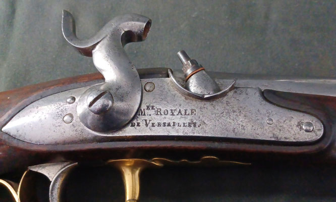 pistolet percussion manufacture royale de Versailles