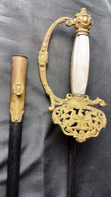 épée  d'officier supérieur second empire