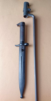 Baïonnette lorenz baionnette suédoise 1886