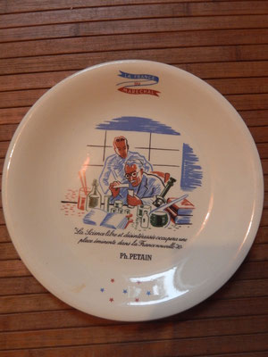 assiettes maréchal pétain