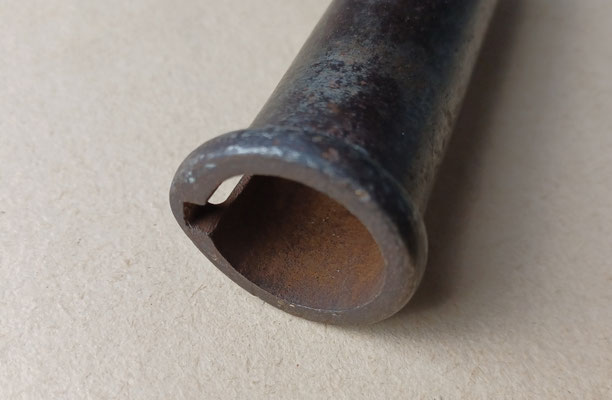 baïonnette brown bess detail du bout de la douille 