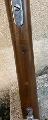 ufusil chassepot "siège de paris 1870-1871" souvenir .vue crosse 
