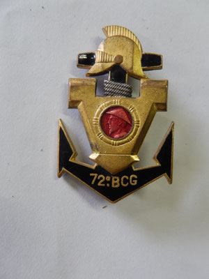  insigne 72° BCG .DP25Rbér Dép   Prix : 50 euros 