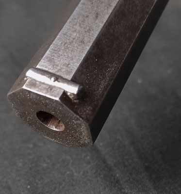 pistolet Cordier  à percussion fulminate embouchure canon et point de mire 