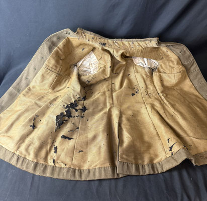 interieur vareuse officier premier zouaves ww2
