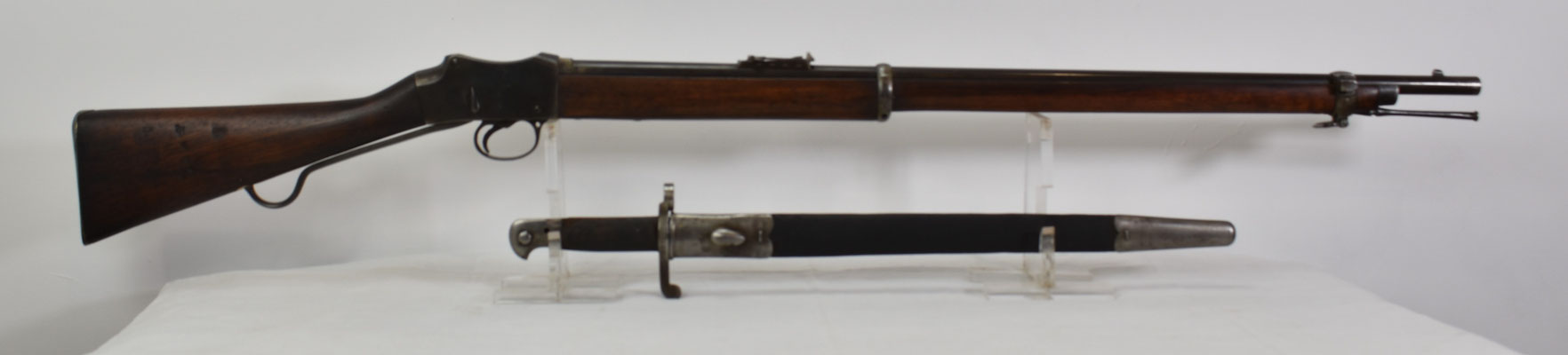 fusil martini henry mk IV type 1 detail canon et baionnette .