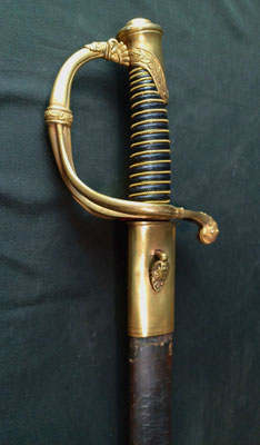 sabre modèle 1821 garde nationale 1830 details poignée 