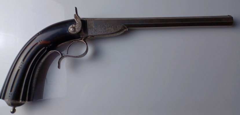 pistolet Cordier  à percussion fulminate 