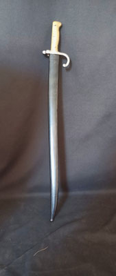 sabre baîonnette chassepot modéle 1866 avec fourreau 