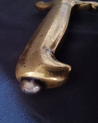 glaive modéle 1843 italie détails poignée et porte sabre 