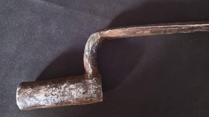 baionnette revolutionnaire en fer forgé 