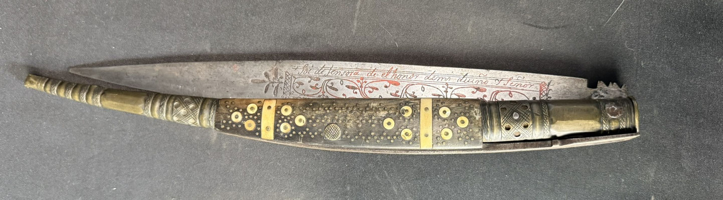 grand couteau navaja XIXeme