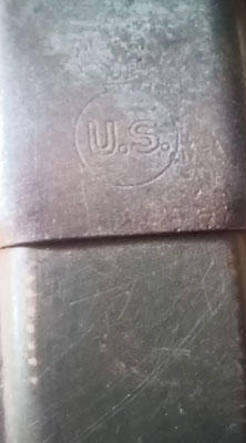 baïonnette garand  US m1 marquée us sur la chape 