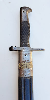 baïonnette suisse modèle 1878 dents de scie