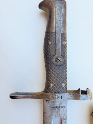 baïonnette suisse modèle 1878 dents de scie Neuhausen S.J.G.