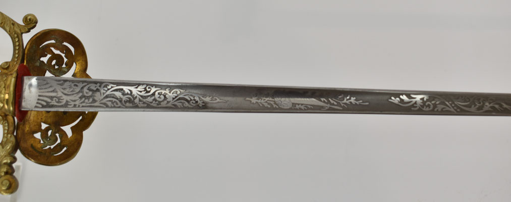 épée d’ingénieur des mines garde ajourrée 