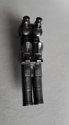 pistolet a silex CH Gallas details canons devisables.