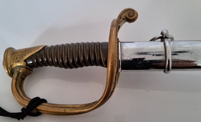 sabre d'adjudant modèle 1845 ww1 daté 1916