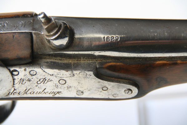 pistolet de gendarmerie modèle 1822 T platine marquée .