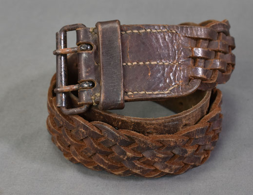 ceinturon officier tressé ww1