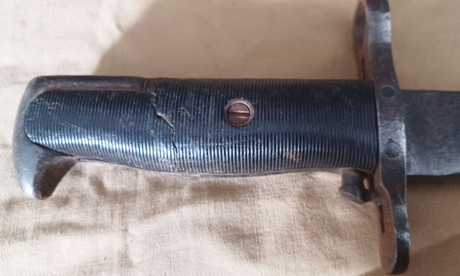 baïonnette garand  US m1 poignée felée 