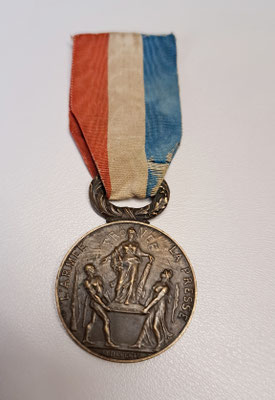 médaillle de la marche de la presse 1904