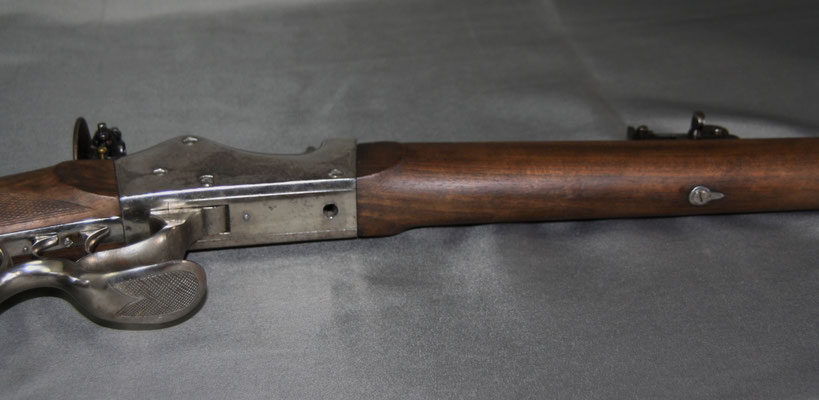 carabine suisse sytéme martini detail fond de boitier culasse.
