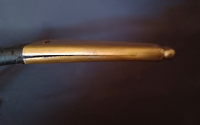 glaive modéle 1843 italie vue de la chape 