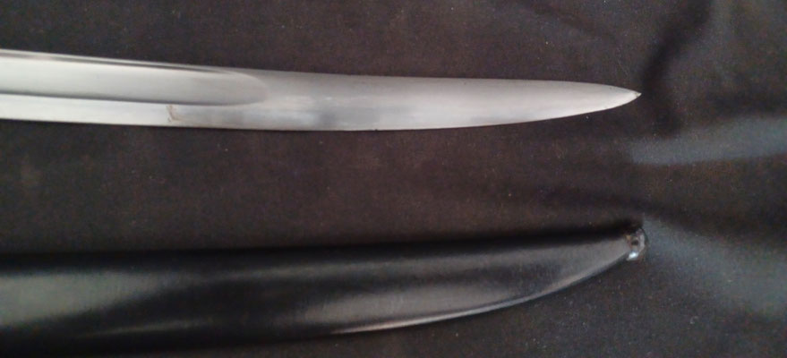 sabre baîonnette chassepot modéle 1866  avec fourreau noir 