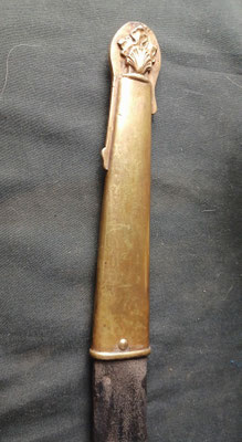 sabre d'officier de marine 1837 foureau avec trois garnitures 