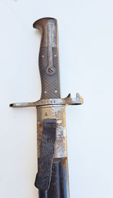 baïonnette suisse modèle 1878 dents de scie pionner 