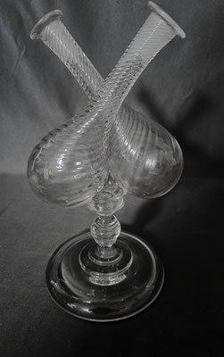 guédoufle en verre blanc