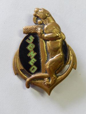  insigne 5°BMEO DPN25R.bdép H718   prix : 50 euros