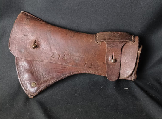 porte hache cuir ww1